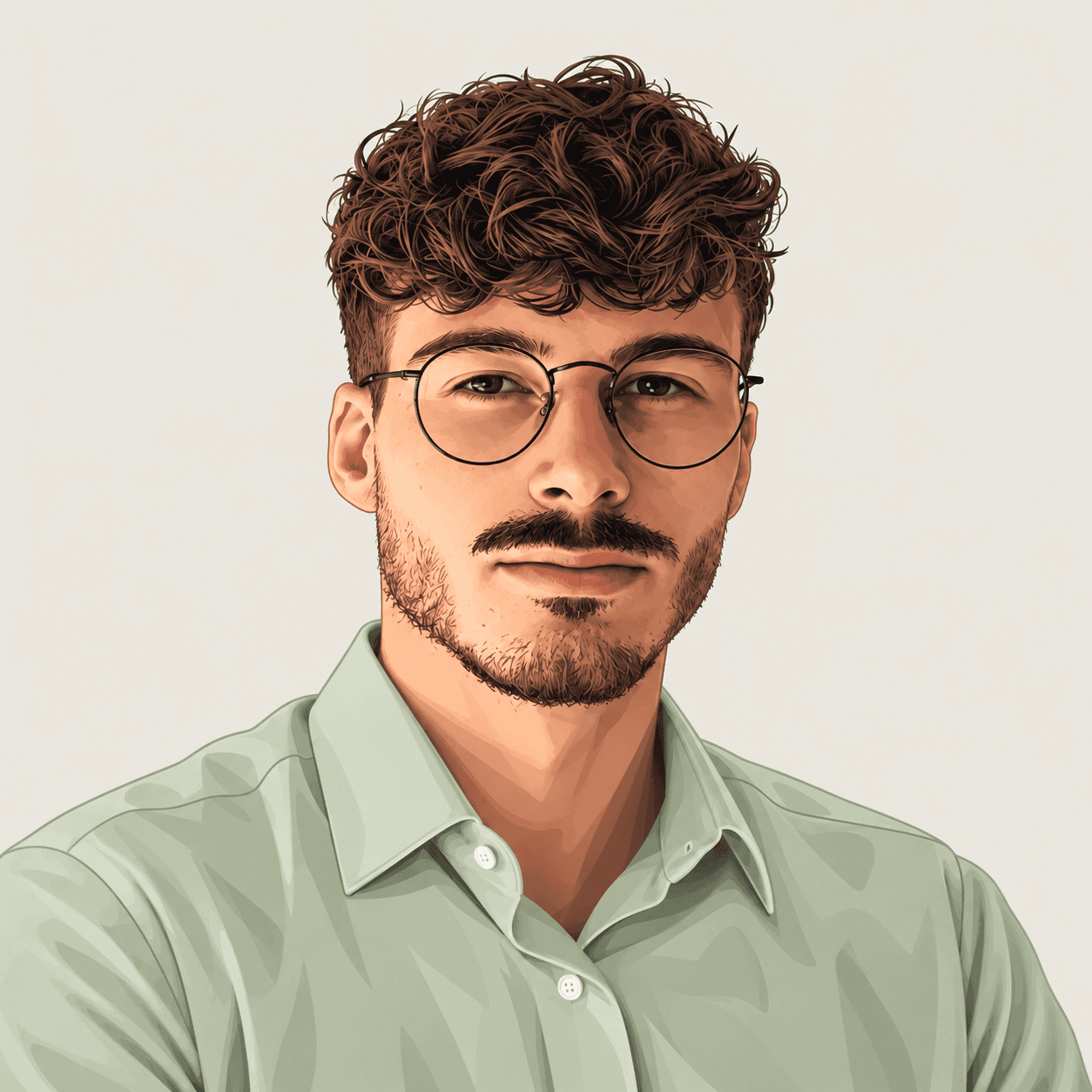 Illustrated portrait